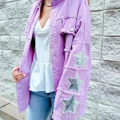 Fantastic Fawn Game Day Collection Dolly Star Patch Jacket