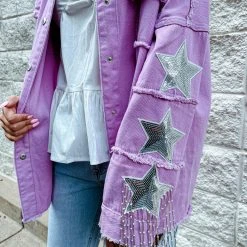 Fantastic Fawn Game Day Collection Dolly Star Patch Jacket - Stylish Outerwear for Game Day 11 Fantastic Fawn Game Day Collection Dolly Star Patch Jacket