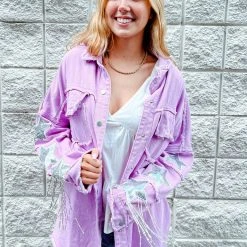 Fantastic Fawn Game Day Collection Dolly Star Patch Jacket