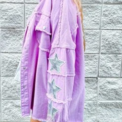 Fantastic Fawn Game Day Collection Dolly Star Patch Jacket - Stylish Outerwear for Game Day 12 Fantastic Fawn Game Day Collection Dolly Star Patch Jacket