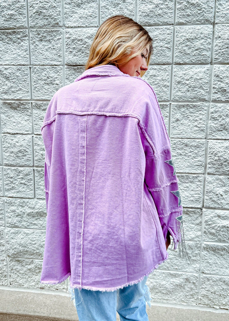 Fantastic Fawn Game Day Collection Dolly Star Patch Jacket - Stylish Outerwear for Game Day 8 Fantastic Fawn Game Day Collection Dolly Star Patch Jacket