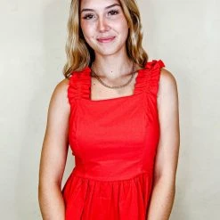 Strut & Bolt Palmer Ruffle Strap Tank Top