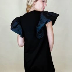 TCEC Sweet Annie Ruffle Knit Dress