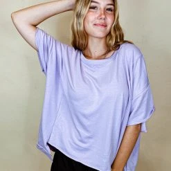 BiBi Willow French Terry Oversized Top | Comfortable & Stylish Women's Tops 15 BiBi Willow French Terry Oversized Top Tops