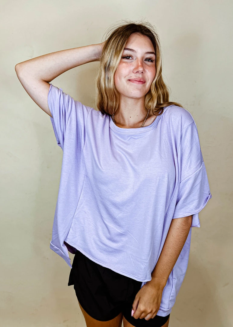 BiBi Willow French Terry Oversized Top | Comfortable & Stylish Women's Tops 9 BiBi Willow French Terry Oversized Top Tops