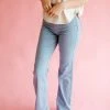 Cello Bottoms Elastic Waist Pull On Flares