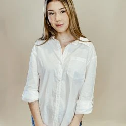 Allie Rose Tops Alicia Button Down Shirt