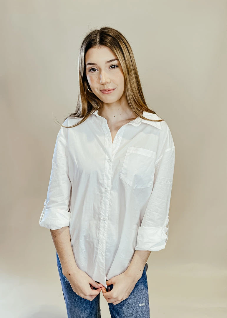 Allie Rose Tops Alicia Button Down Shirt for Women - Stylish & Comfortable Casual Top 4 Allie Rose Tops Alicia Button Down Shirt