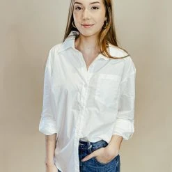 Allie Rose Tops Alicia Button Down Shirt