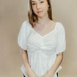 &Merci Tops Lauren Puff Sleeve Top