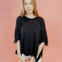 Fantastic Fawn Maya Thin Knit Top Tops