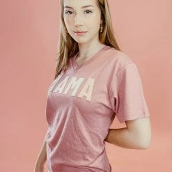 Jadelynn Brooke Mama Patch Tee Shirt Tops