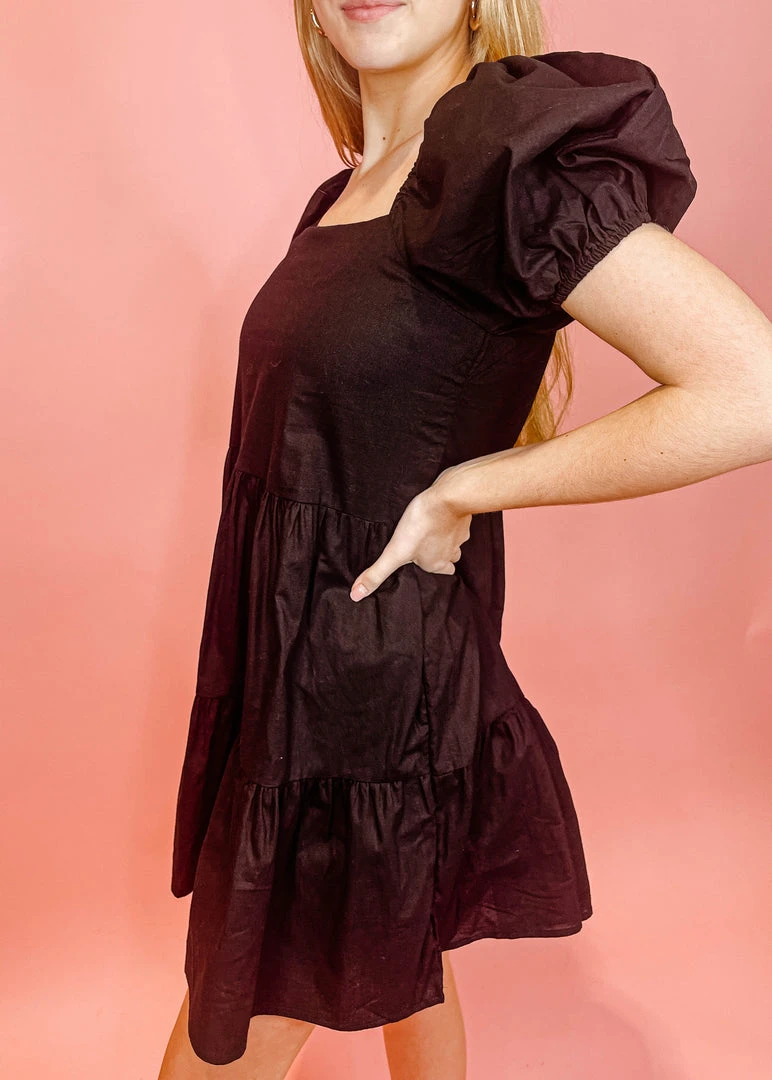 HYFVE Casey Balloon Sleeve Babydoll Dress - Elegant Women's Party Dress 7 HYFVE Dresses Casey Balloon Sleeve Babydoll Dress