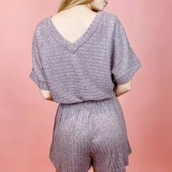 Mittoshop Stephanie Comfy Knit Romper for Women - Plus Size Casual Jumpsuit 9 Mittoshop Stephanie Comfy Knit Romper Rompers