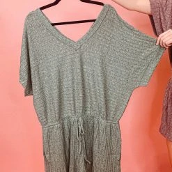 Mittoshop Stephanie Comfy Knit Romper for Women - Plus Size Casual Jumpsuit 10 Mittoshop Stephanie Comfy Knit Romper Rompers