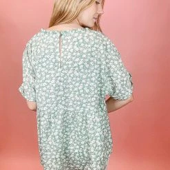 Mittoshop Candace Floral Babydoll Top