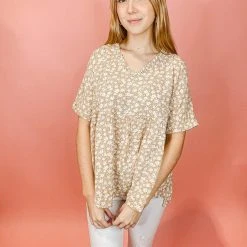 Mittoshop Candace Floral Babydoll Top