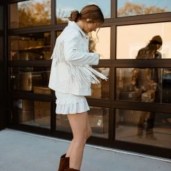 Cloud Ten Memphis Fringe Jacket