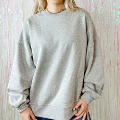 Zenana Wesley Everyday Oversized Sweatshirt Tops