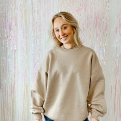 Zenana Wesley Everyday Oversized Sweatshirt Tops