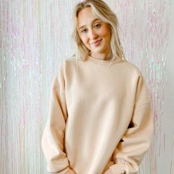 Zenana Wesley Everyday Oversized Sweatshirt Tops