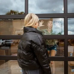 HYFVE Sarah Faux Leather Puffer Jacket Outerwear