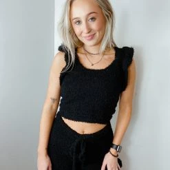 POL So Cozy Pajama Tank Top Tops