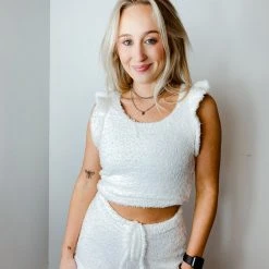 POL So Cozy Pajama Tank Top Tops