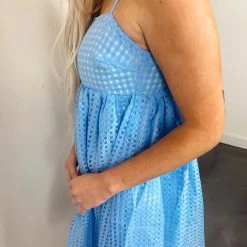 Entro Annabelle Gingham Babydoll Dress Dresses