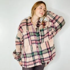 POL Layer Up Plaid Jacket Outerwear