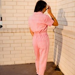 Entro Rompers Lorie Denim Jumpsuit