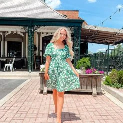 Petal Dew Mia Floral Puff Sleeve Dress Dresses