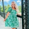 Petal Dew Mia Floral Puff Sleeve Dress Dresses