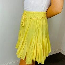 Entro Nina Solid Ruffle Skort