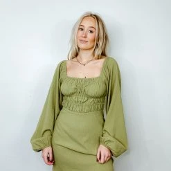 Le Lis Gemma Smocked Flowy Dress Dresses