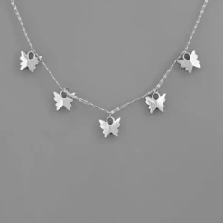 The Swank Company Butterfly Fringe Necklace - Elegant Jewelry for Women 5 The Swank Company Jewelry Butterfly Fringe Necklace