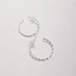 TRENDY Wholesale Jewelry Mini Textured Hoops