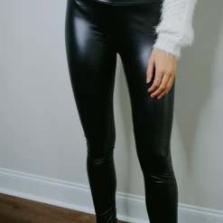 Cherish Bottoms High Waist Faux Leather Leggings