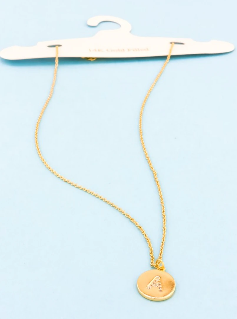 Mark Ashton Initial Coin Pendant Necklace - Personalized Jewelry for Women & Men 3 Mark Ashton Initial Coin Pendant Necklace Jewelry