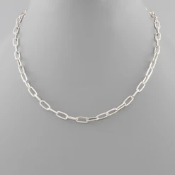 Golden Stella Paper Clip Chain Necklace