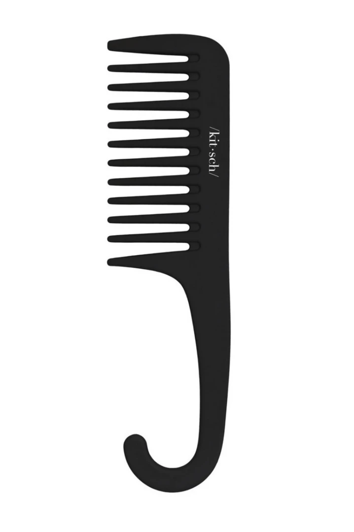 Kitsch Lifestyle Wide Tooth Comb for Detangling & Styling - Eco-Friendly Hair Care Tool 3 Kitsch Lifestyle Consciously Created Wide Tooth Comb