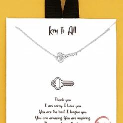 TRENDY Wholesale Key To All Charm Necklace