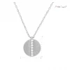TRENDY Wholesale Round Crystal Pave Necklace - Elegant Jewelry for Women 1 TRENDY Wholesale Jewelry Round Crystal Pave Necklace