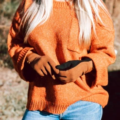 TRENDY Wholesale Gifts Two Tone Suede Touchscreen Gloves