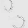 TRENDY Wholesale 15mm Textured Sun Hoop Earrings Jewelry