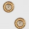 TRENDY Wholesale Round Medallion Studs