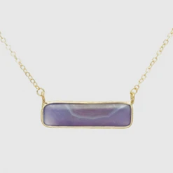 TRENDY Wholesale Natural Stone Pendant Necklace