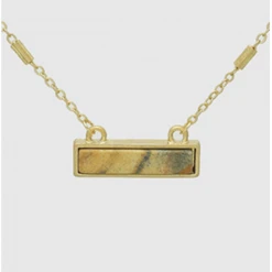 TRENDY Wholesale Natural Stone Rectangle Bar Jewelry