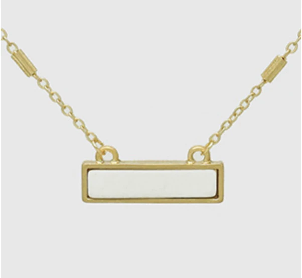 TRENDY Wholesale Natural Stone Rectangle Bar Jewelry - Stylish & Elegant Jewelry for Women 5 TRENDY Wholesale Natural Stone Rectangle Bar Jewelry