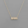 Golden Stella Jewelry CZ Mama Necklace